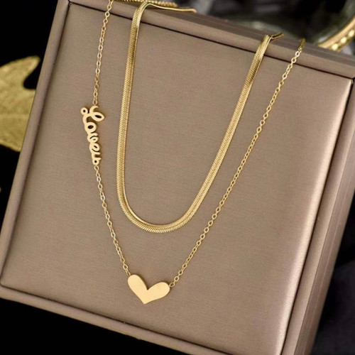 گردنبند دو لاینه