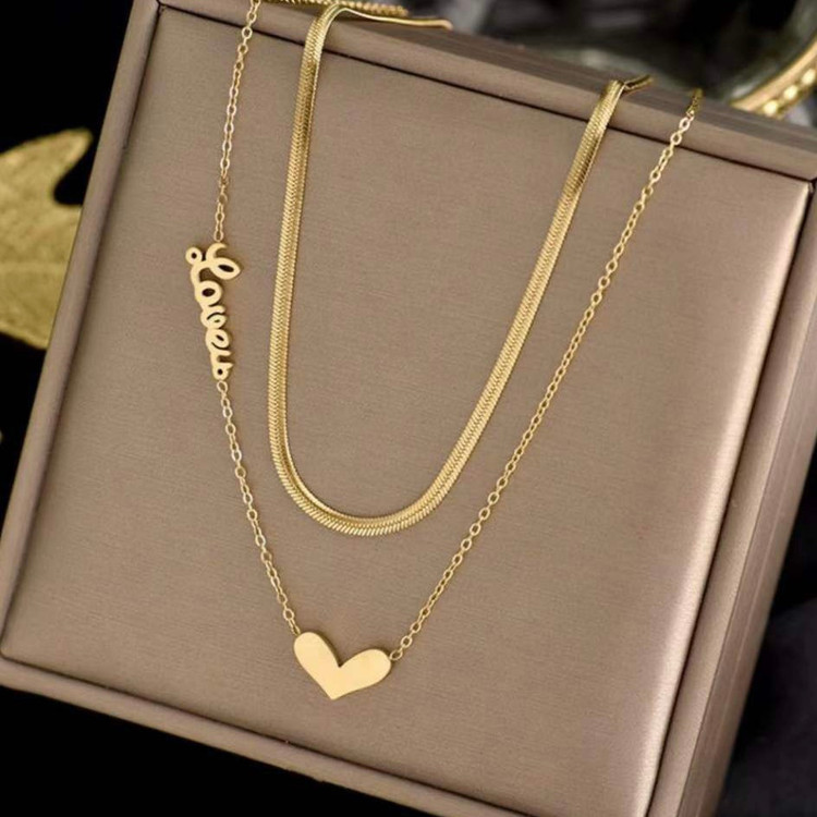 گردنبند دو لاینه