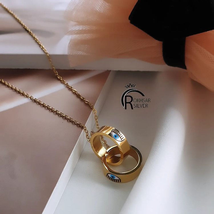 گردنبند استیل چشم نظر