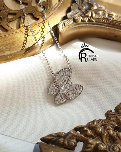 گردنبند نقره پروانه