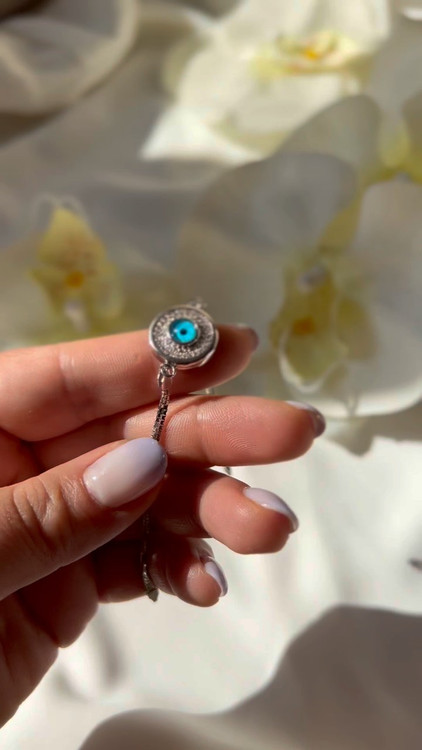 دستبند چشم زخم نقره