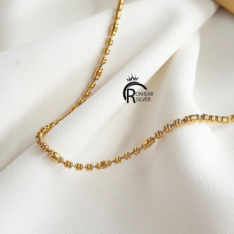 زنجیر نقطه ای طرح طلا