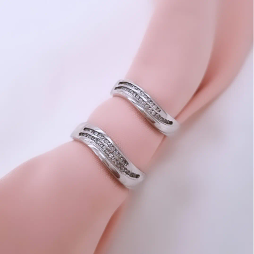 حلقه ست نقره ازدواج