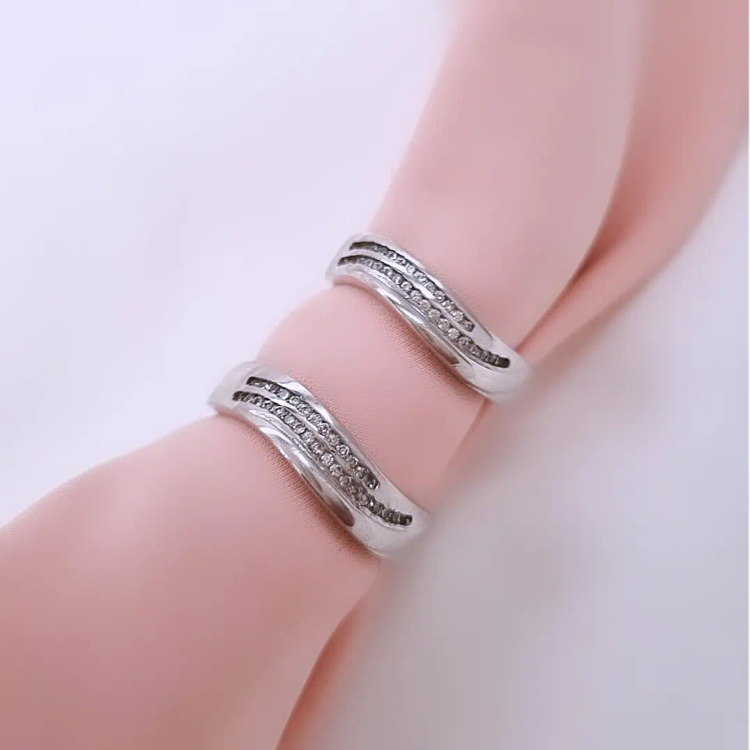 حلقه ست نقره ازدواج