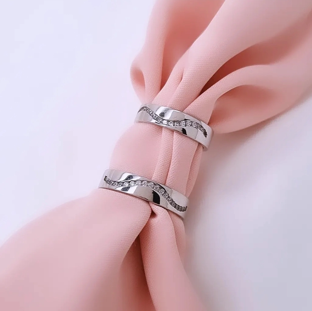 حلقه ست نقره ازدواج