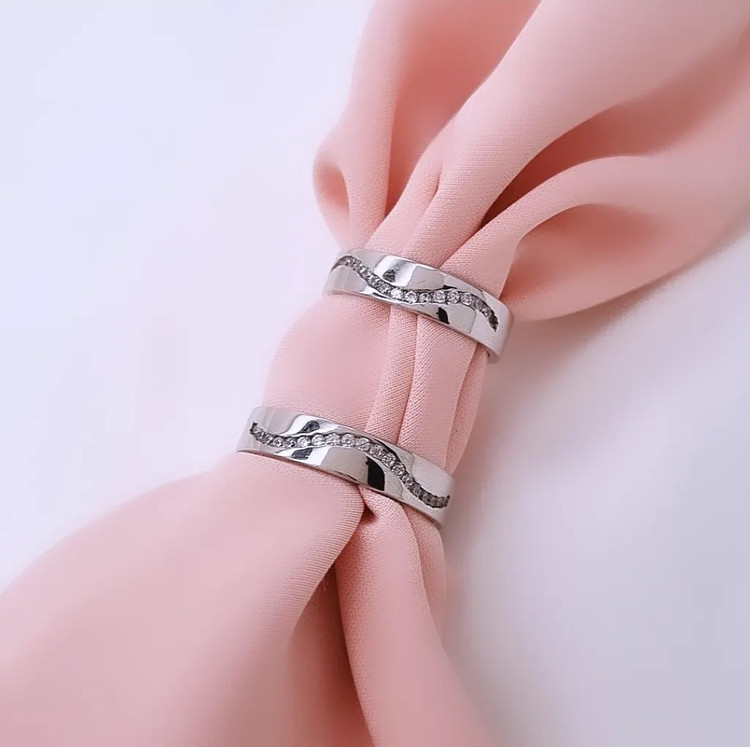 حلقه ست نقره ازدواج