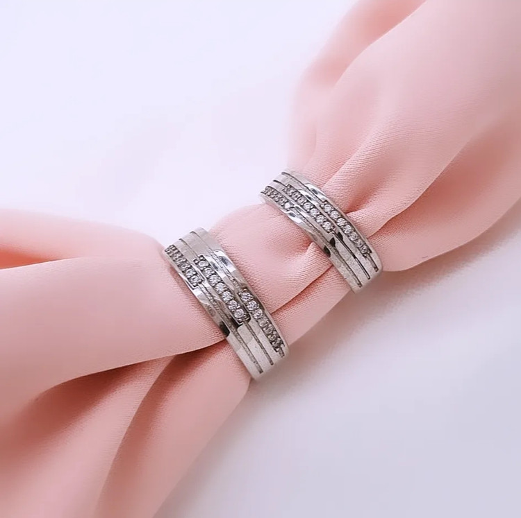 حلقه ست نقره ازدواج