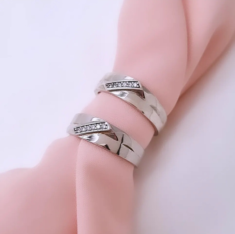 حلقه ست نقره ازدواج