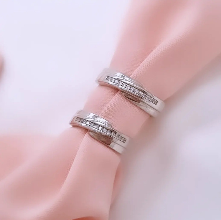 حلقه ست نقره ازدواج