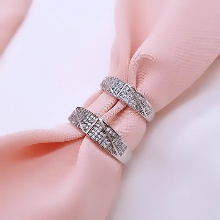 حلقه ست نقره ازدواج