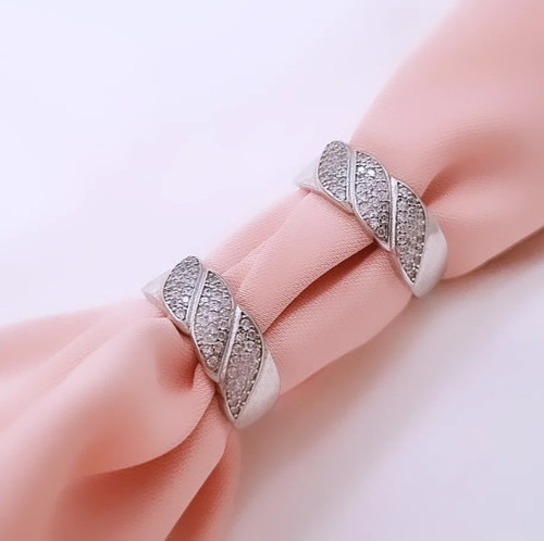 حلقه ست نقره ازدواج