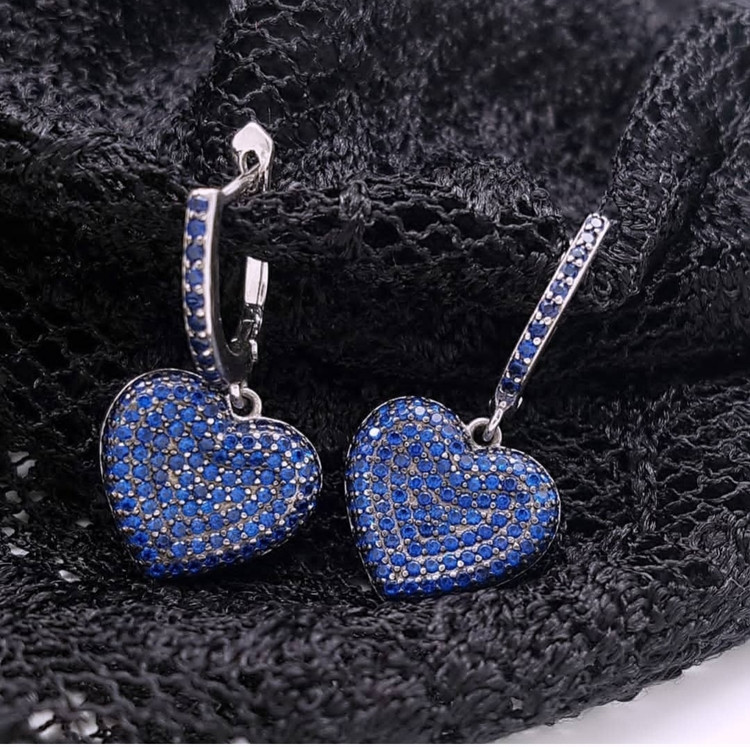 گوشواره نقره قلب