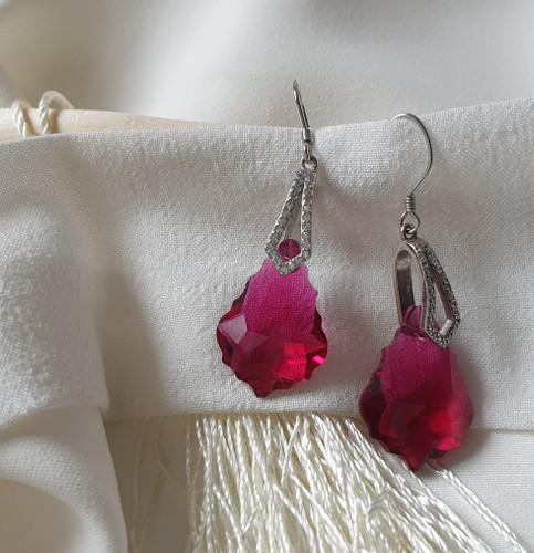 نیم ست نقره سواروسکی