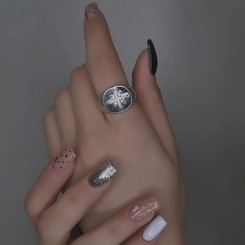 انگشتر نقره جواهری