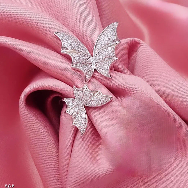 انگشتر نقره پروانه