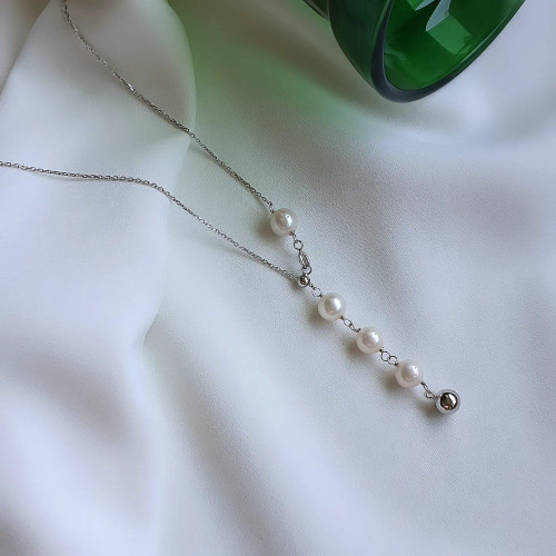 گردنبند نقره مروارید