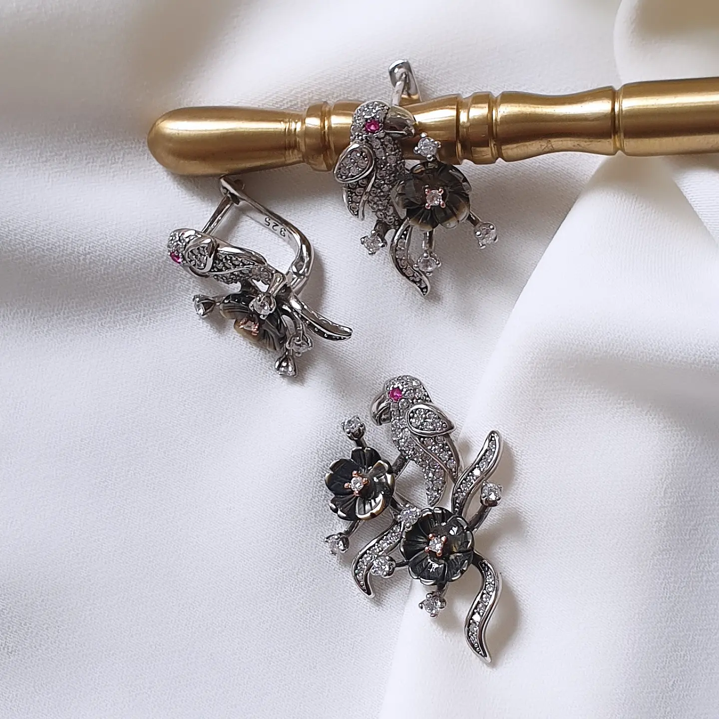 نیم ست نقره