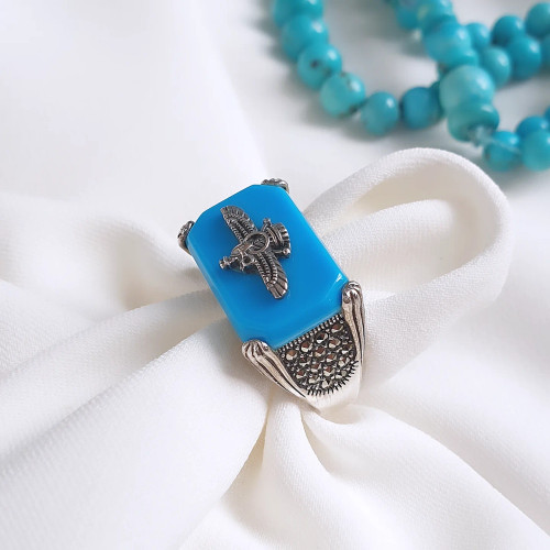 انگشتر نقره مردانه