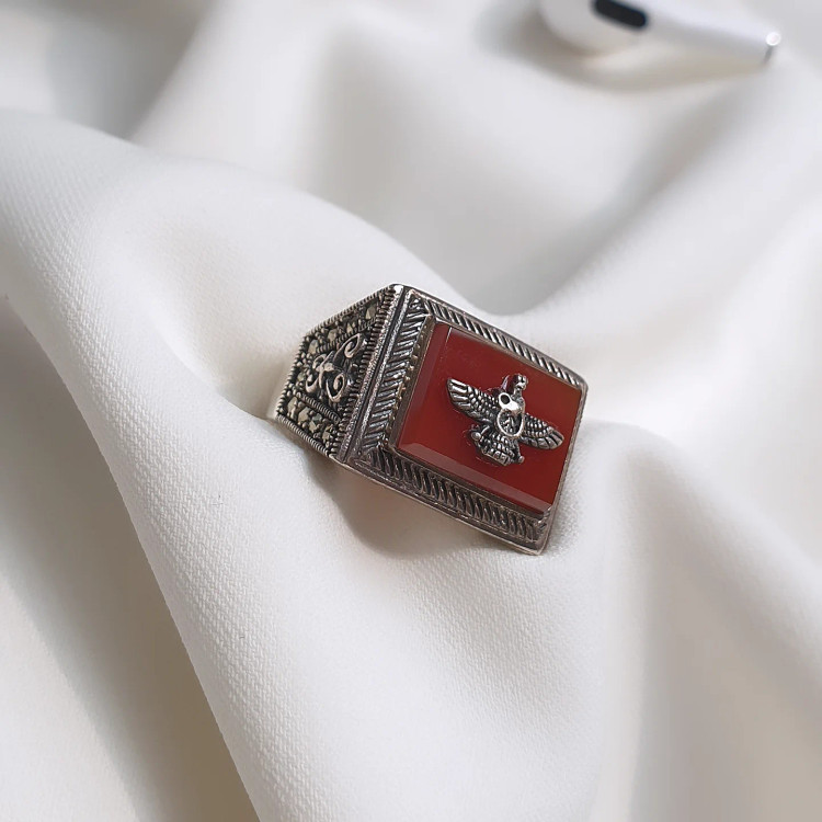 انگشتر نقره مردانه