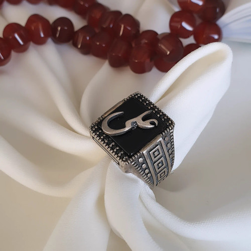 انگشتر نقره علی