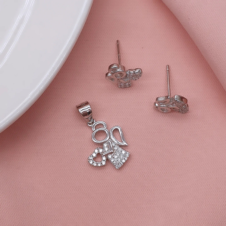 نیم ست نقره بچگانه