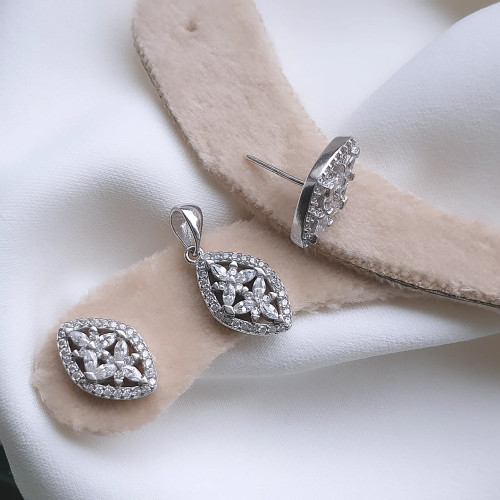 نیم ست نقره