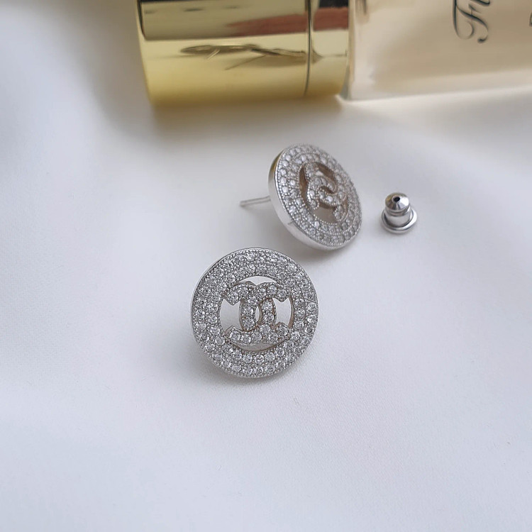 گوشواره نقره جواهری