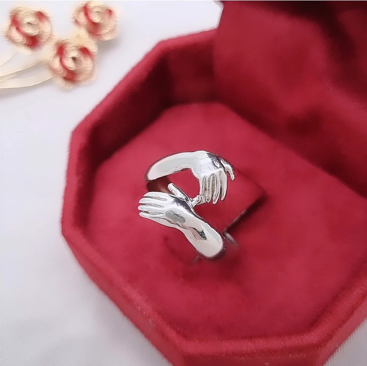 انگشتر نقره آغوش