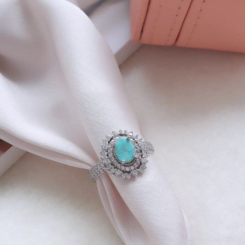 انگشتر نقره فیروزه