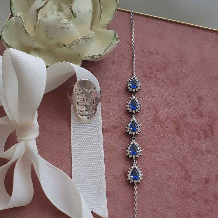 دستبند مدل اشک