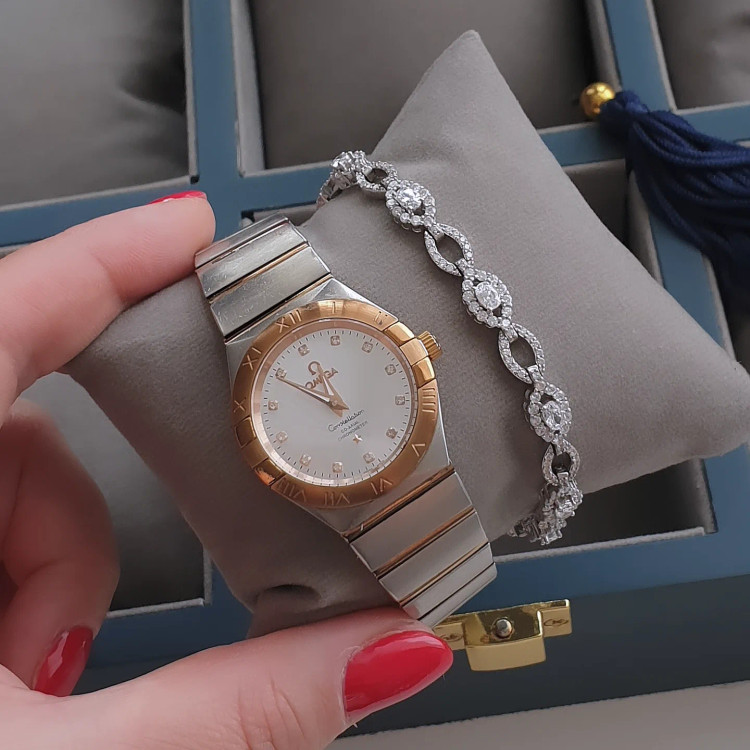 دستبند نقره جواهری