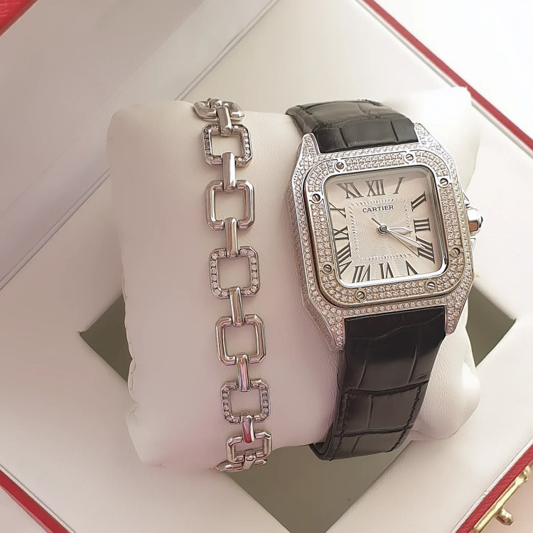 دستبند نقره جواهری