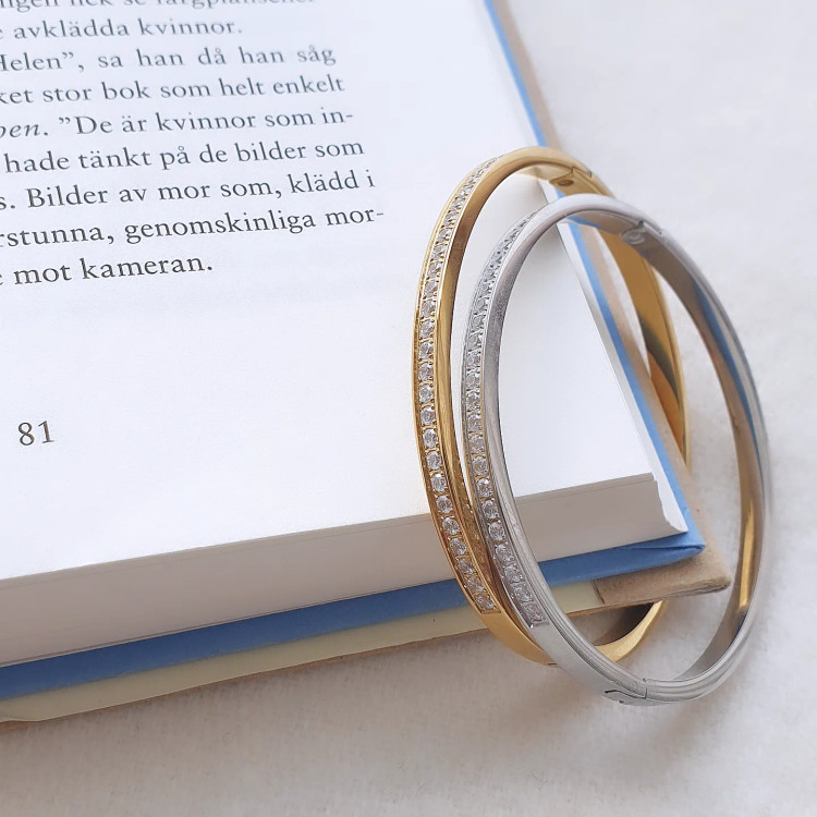 بنگل تنیسی ظریف استیل