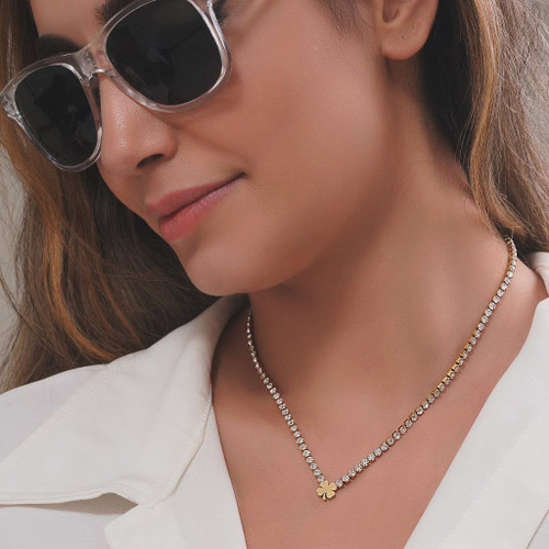 گردنبند استیل شبدر