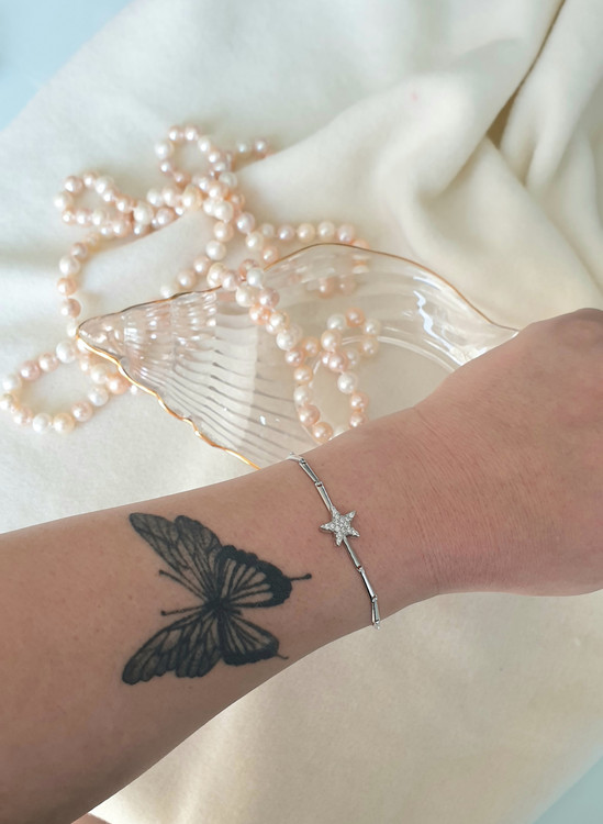 دستبند نقره ستاره