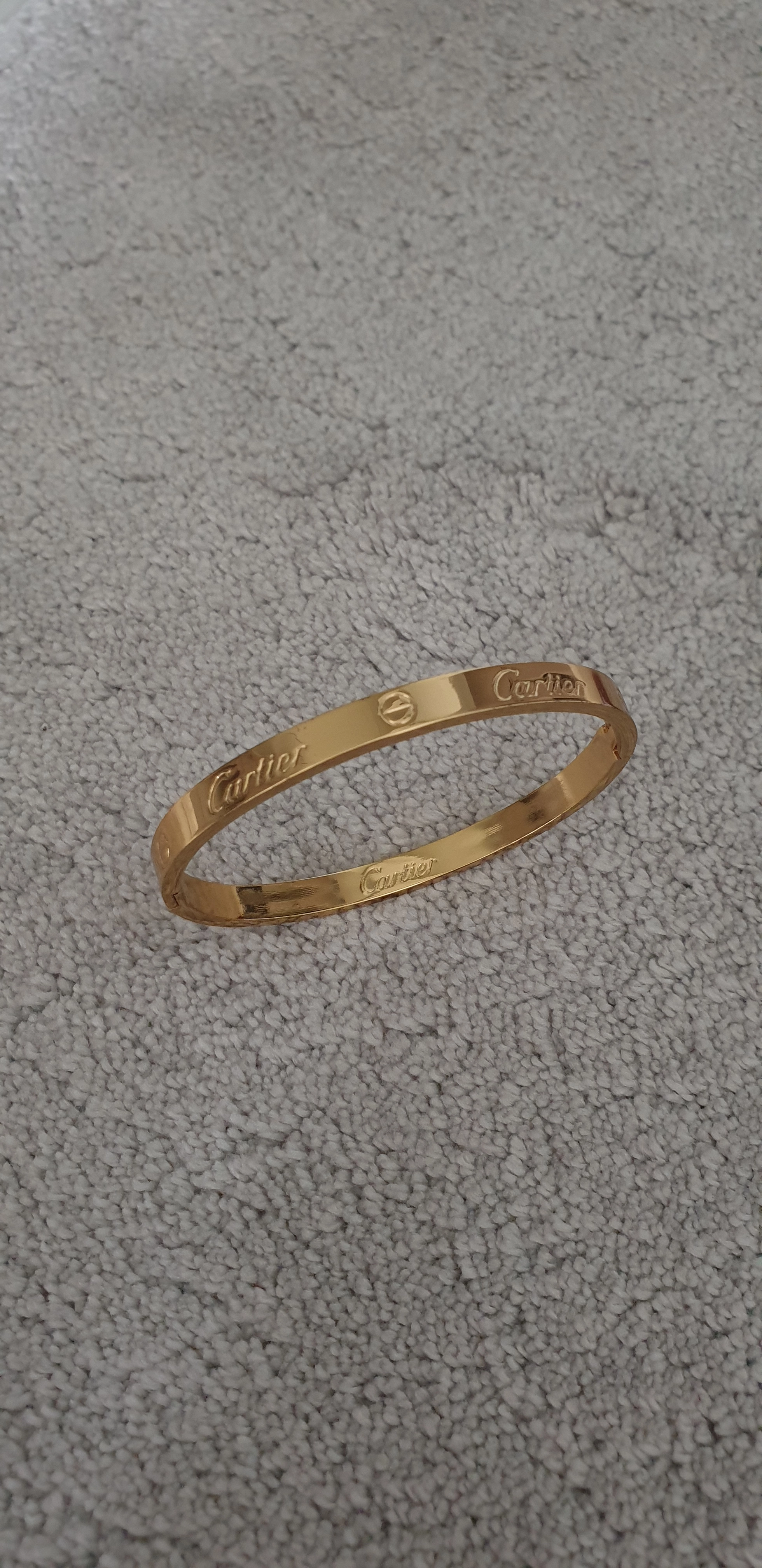 بنگل استیل کارتیر با حک برند