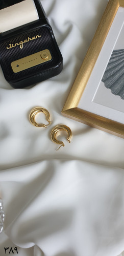 گوشواره حلقه ای دامله