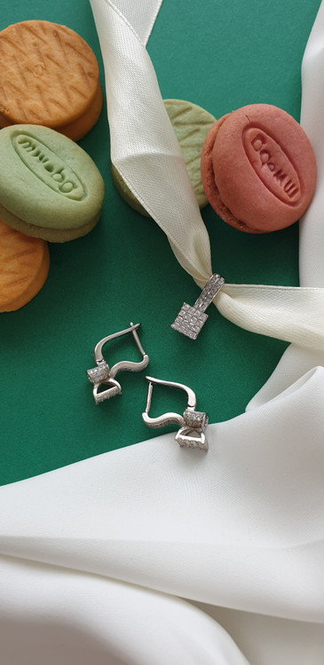 نیمست نقره جواهری ظریف