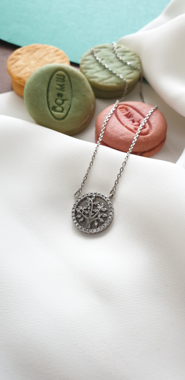 گردنبند زنانه نقره درخت زندگی