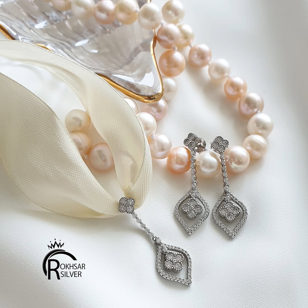 نیم ست جواهرنقره