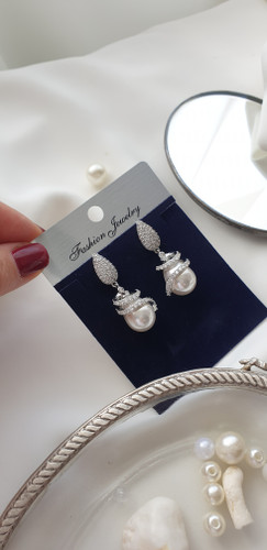 گوشواره جواهری مروارید