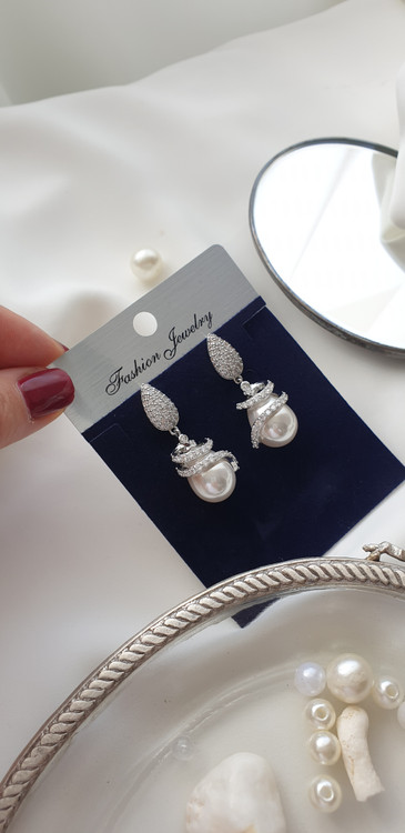 گوشواره جواهری مروارید