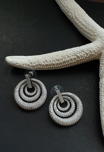 گوشواره مجلسی فول نگین