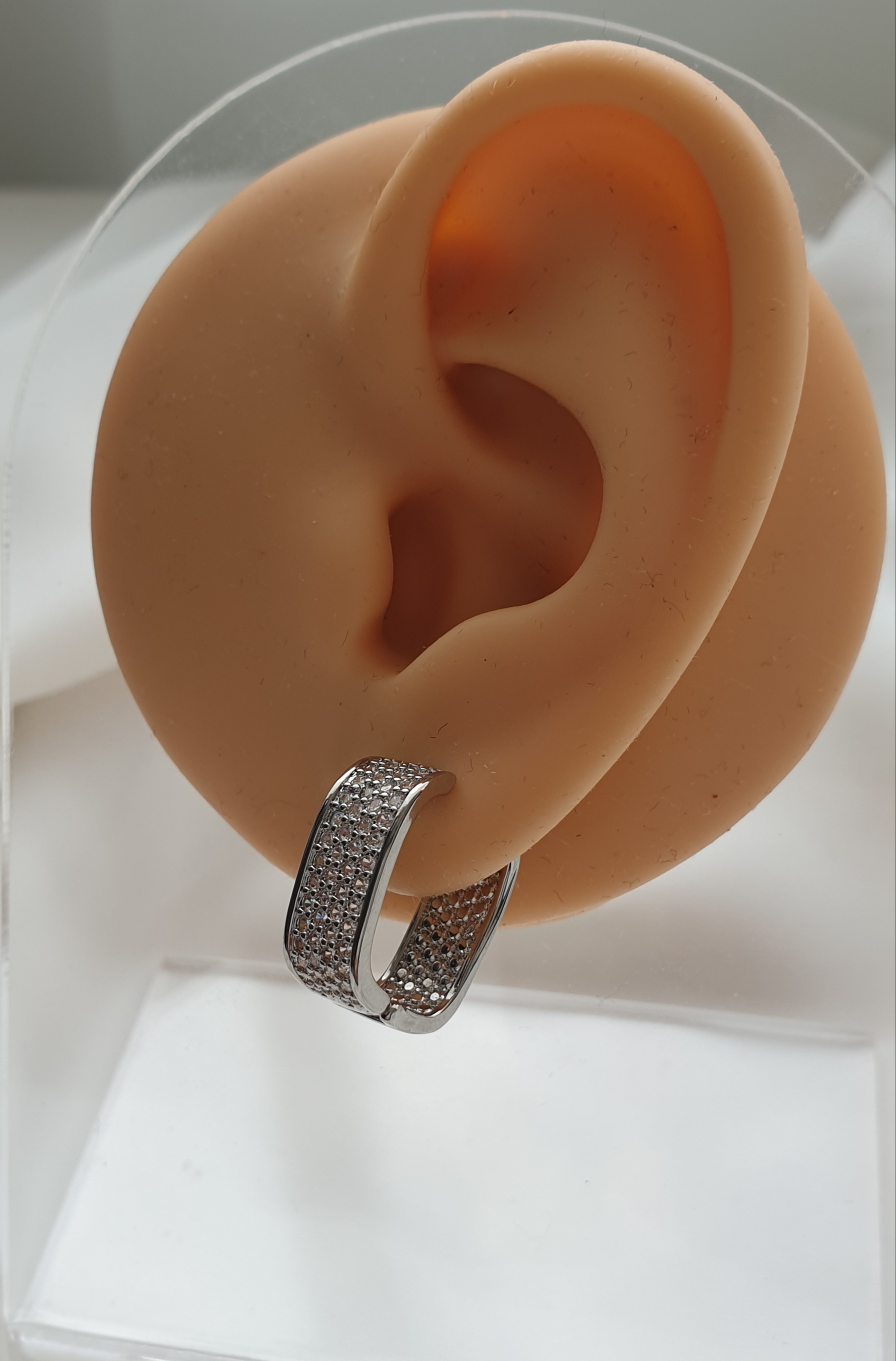 گوشواره جواهری حلقه ای