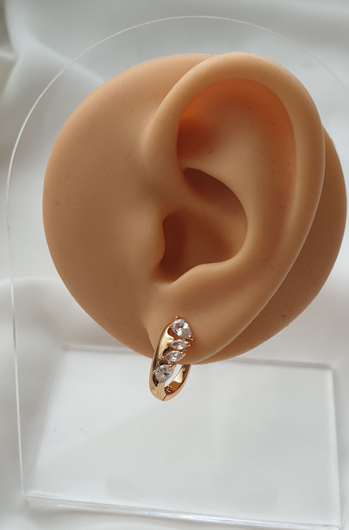 گوشواره حلقه ای نگیندار زنانه