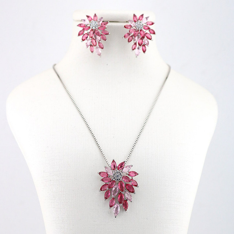 نیمست زنانه نقره با سنگ نیمه قیمتی