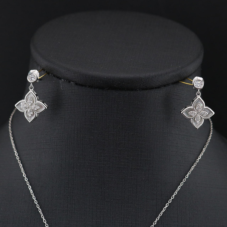 گوشواره آویز نقره ظریف