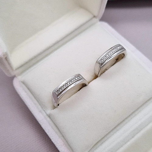 حلقه ست نقره زنانه و مردانه