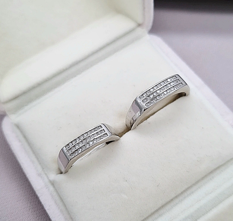 انگشتر حلقه زنانه و مردانه نقره اصل