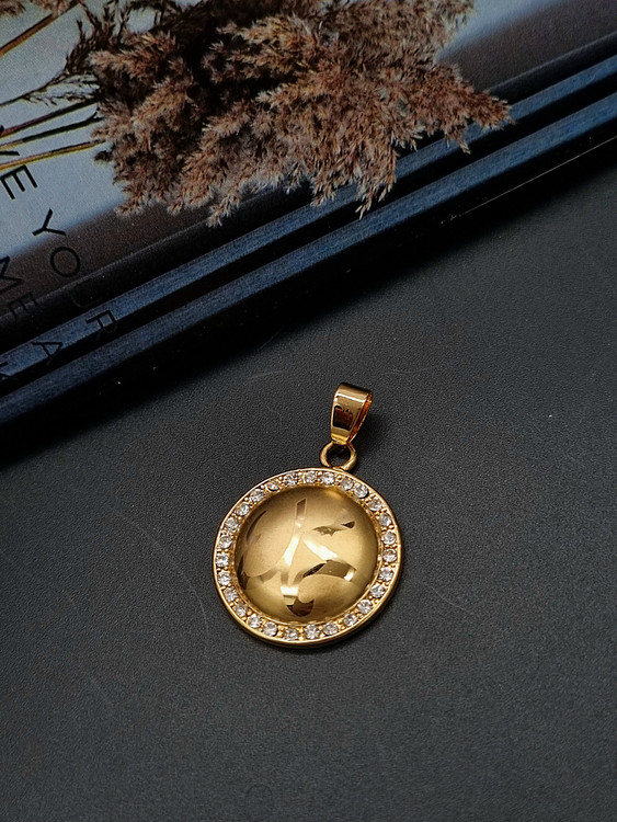 پلاک طرح طلا محمد